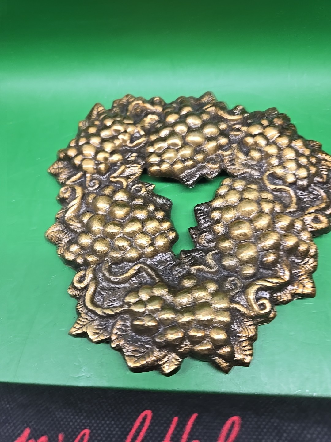 MICHAEL HEALY DESIGNS BRASS TRIVOT /SIGNED 2011 6"X 6"-great Condition