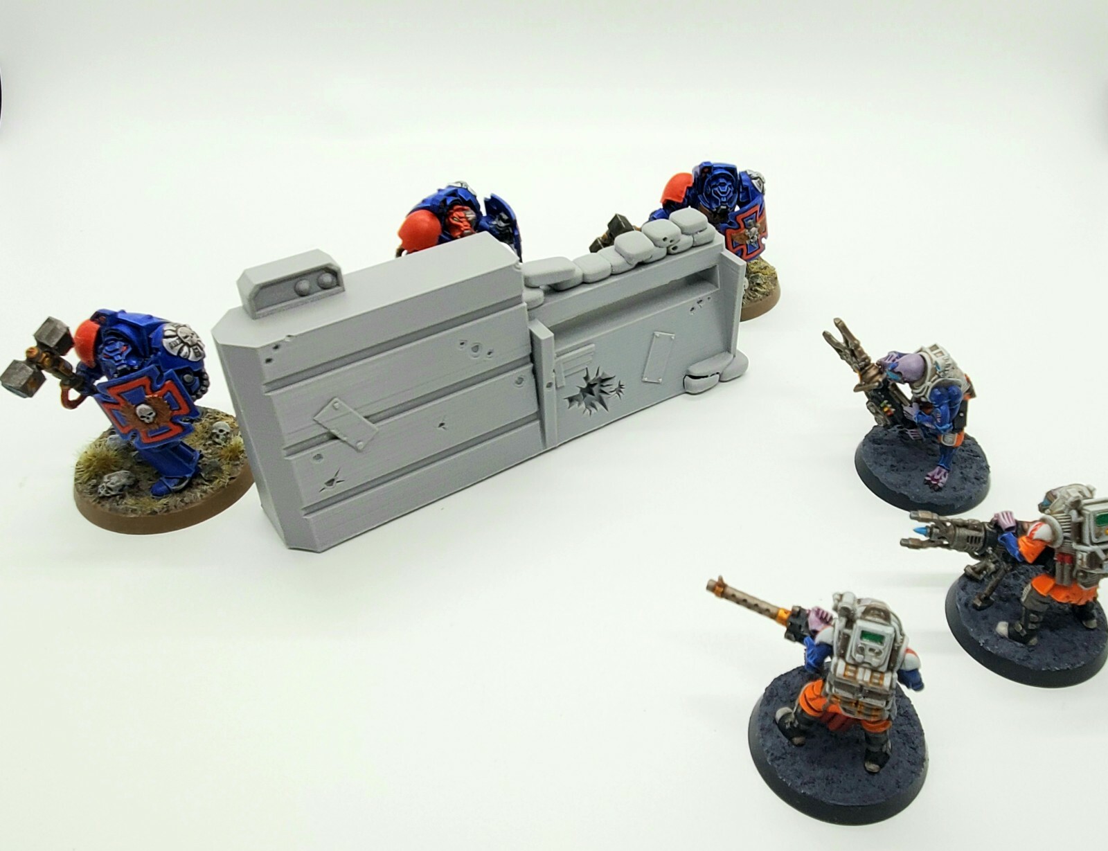 3d Printed Infantry Post Terrain for Tabletop Gaming