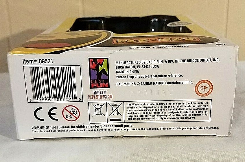 Arcade Classics Pac-Man Retro Mini Arcade #01 Basic Fun NEW in Box w/ Batteries