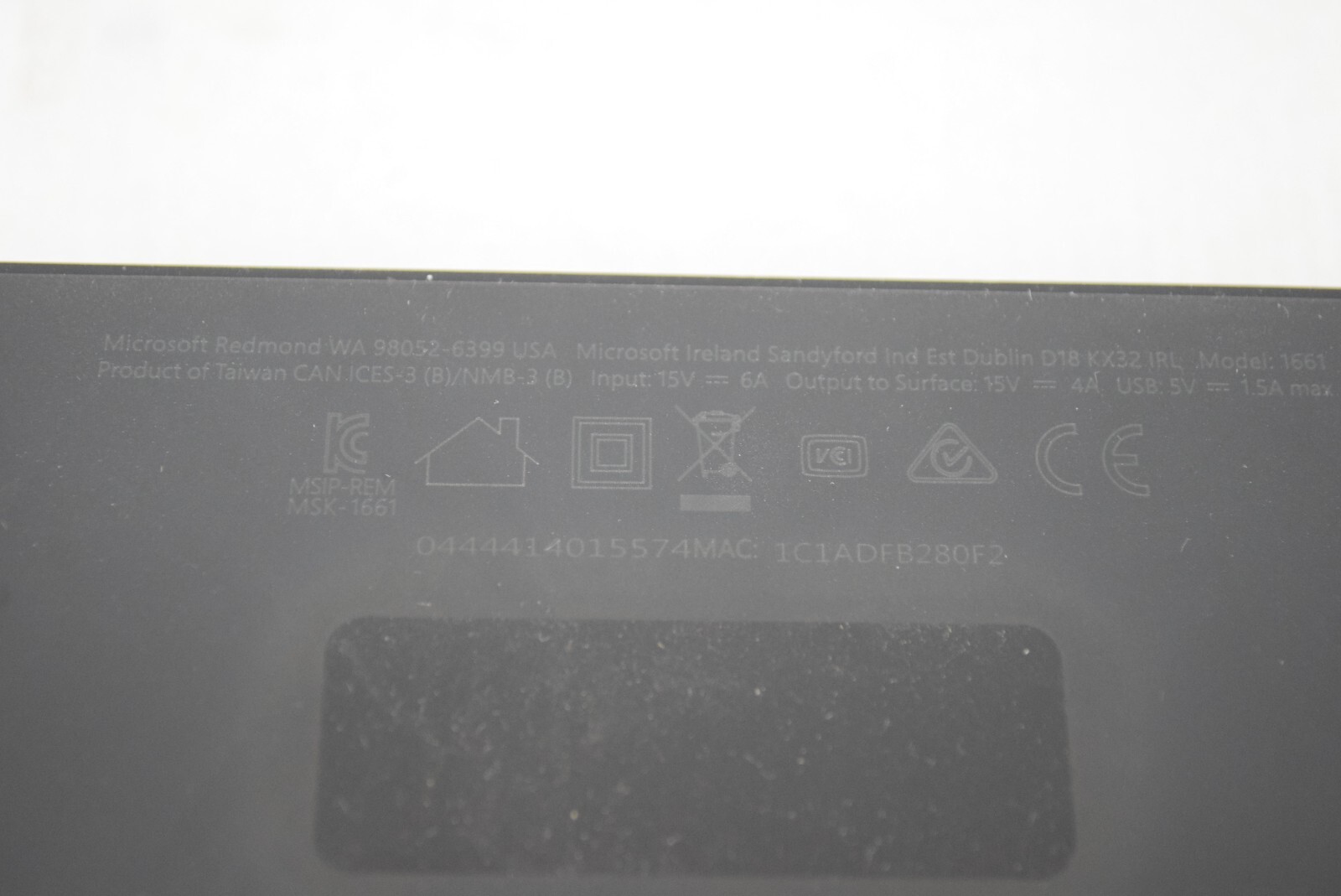 Microsoft 1661 Docking Station