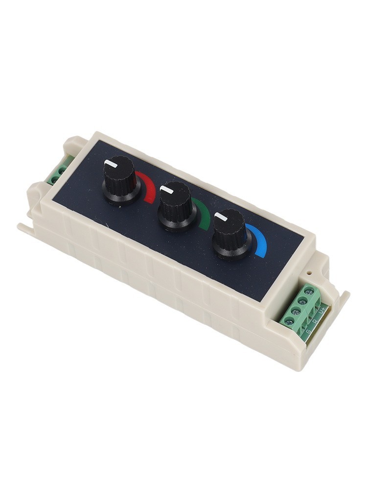 For RGB LED Dimmer Controller Manual Adjustment Knob Easy Installation