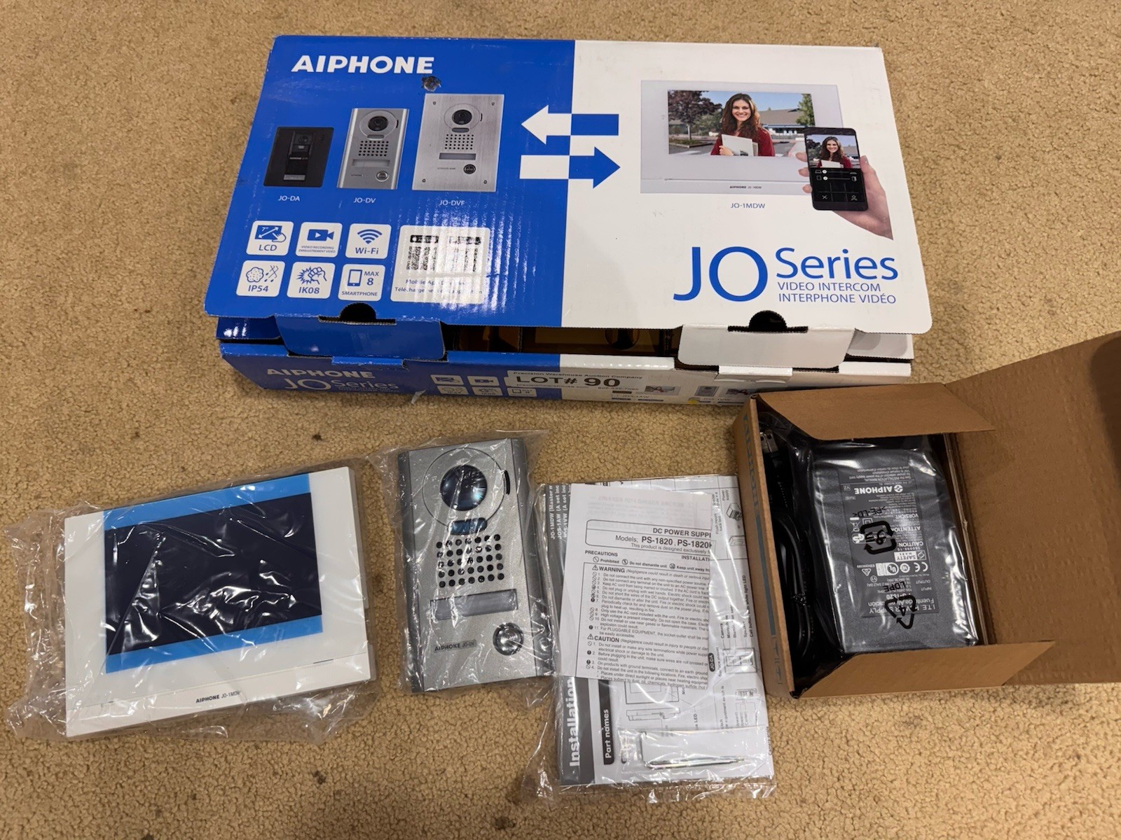 NEW Aiphone JOS-1VW Video Intercom Interphone Door Station Set