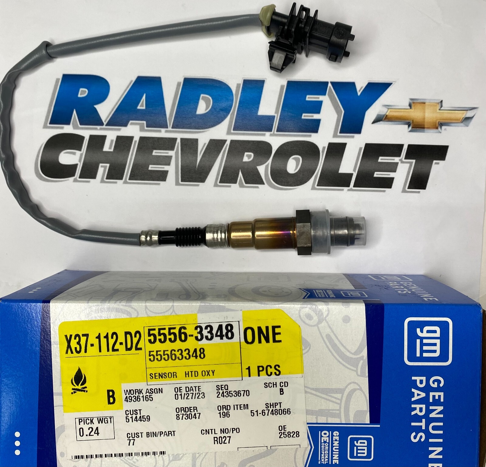 NEW GM OEM OXYGEN O2 SENSOR- GENERAL MOTORS GMC 55563348