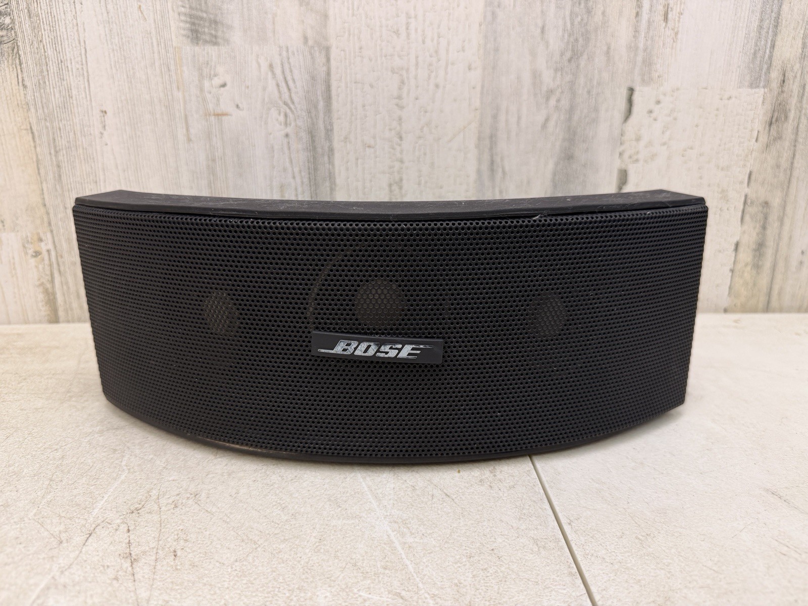 Single Bose 151 SE Outdoor Environmental Speaker Black - No Bracket - Works!