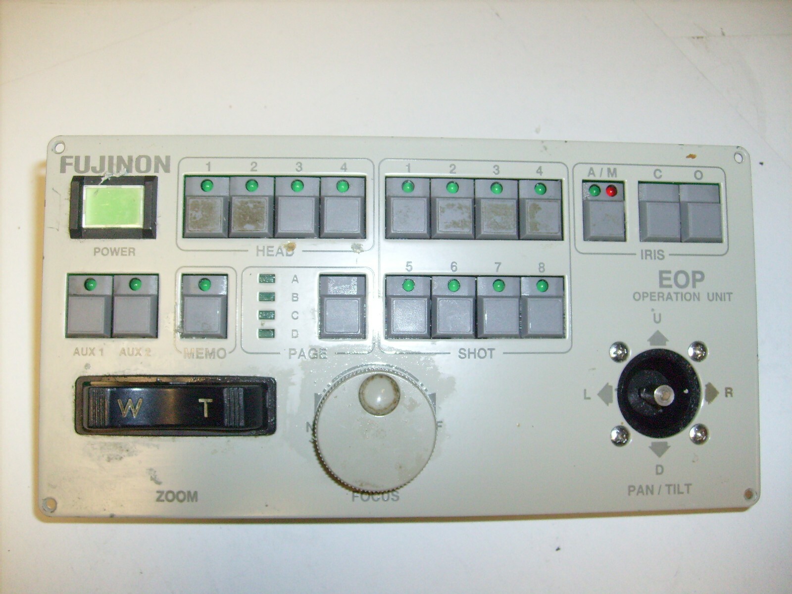 Fujinon EOP faceplate  Controller (Parts Only) rough