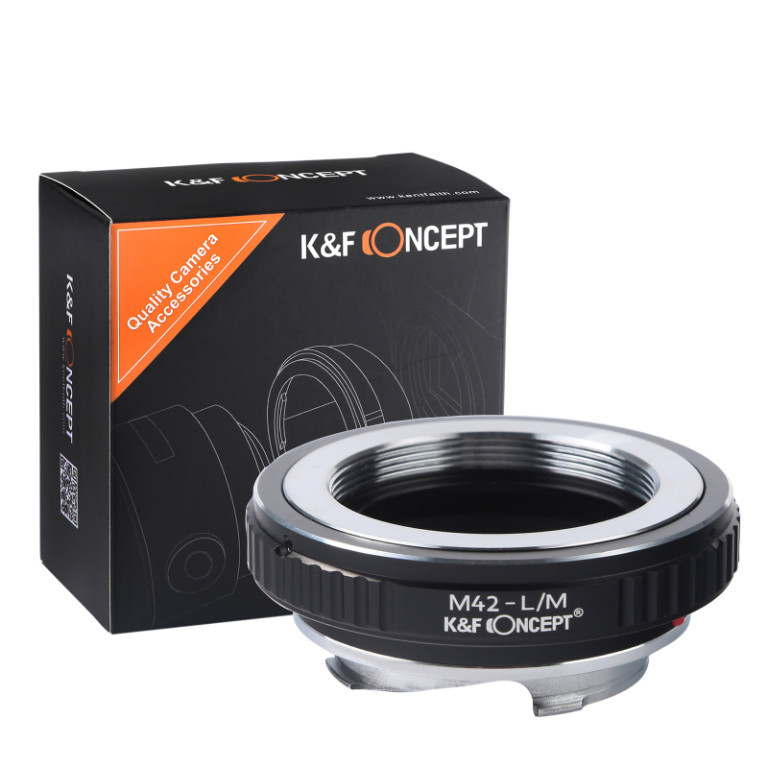 K&F CONCEPT M42-L/M Lens Adapter for 42mm M42 Lens to L/M Leica M Mount Camera