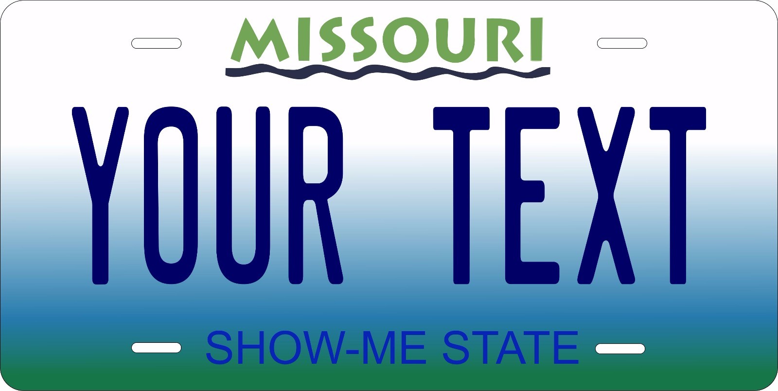 Missouri 1997-2007 Personalized Custom License Plate Car Motorcycle Bike