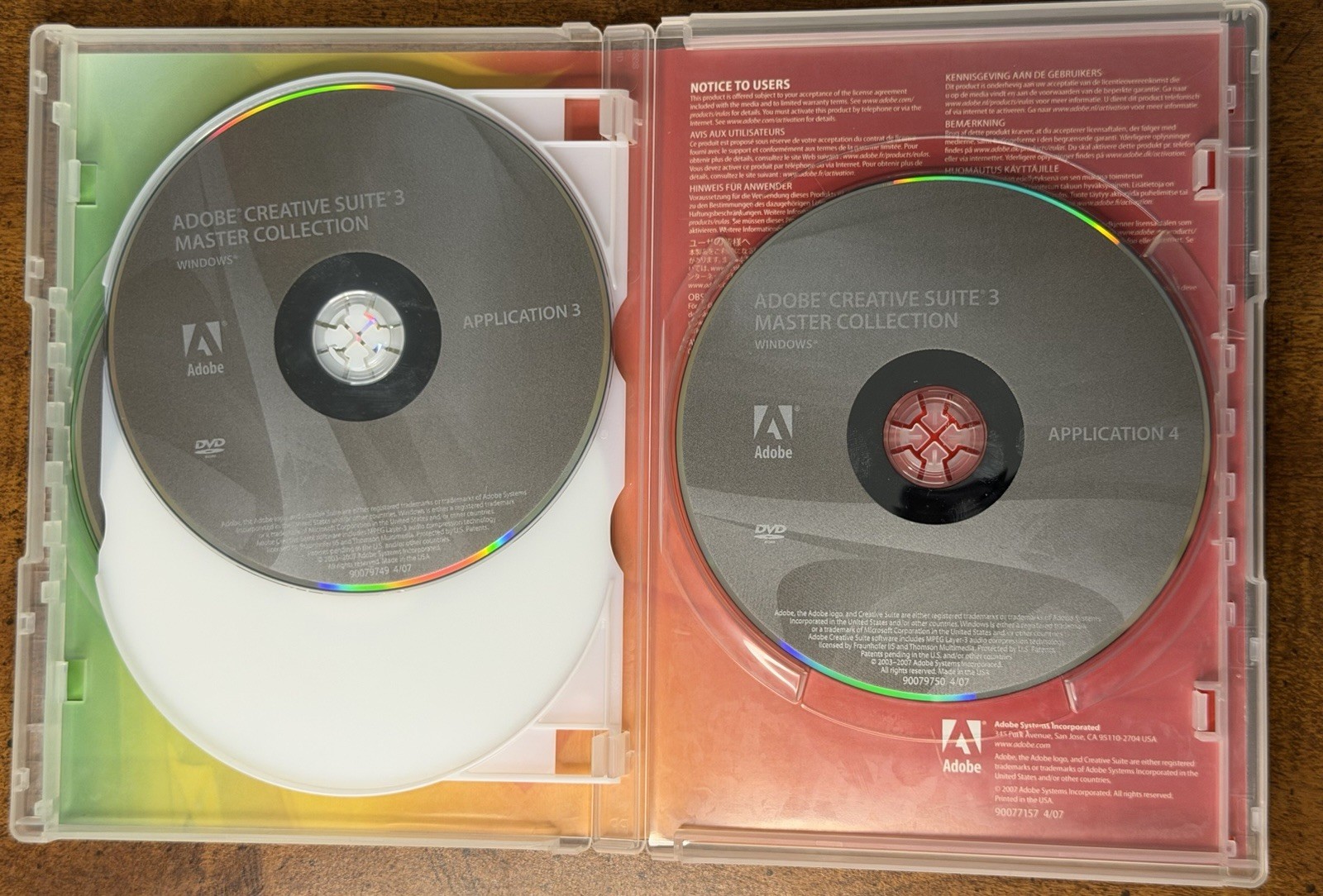 Adobe Creative Suite 3 Master Collection For Mac Education w/o serials