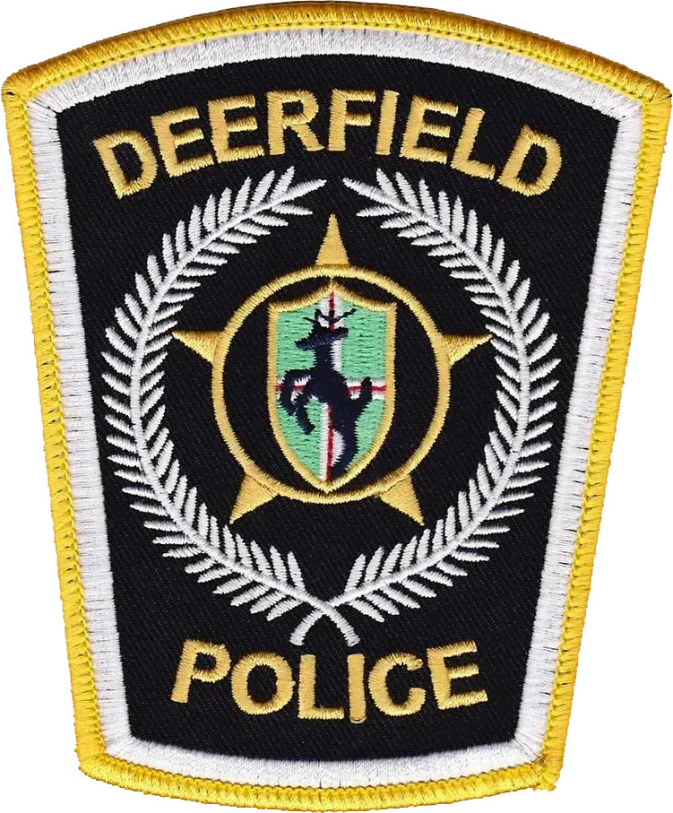 DEERFIELD POLICE DEPARTMENT SHOULDER PATCH: Supervisor