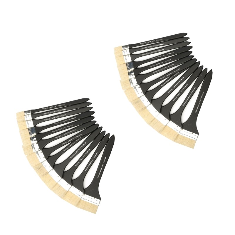 Gouache Nylon Paint Brushes Long Handle for Acrylic Painting Oil Watercolor Wall