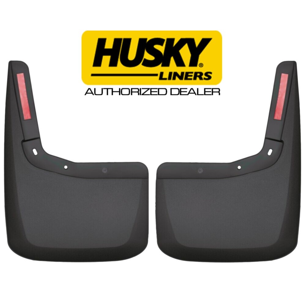 HUSKY 59521 Mud Guards Rear Mud Flaps No Drilling for 21-26 Ford F150 NO Flares