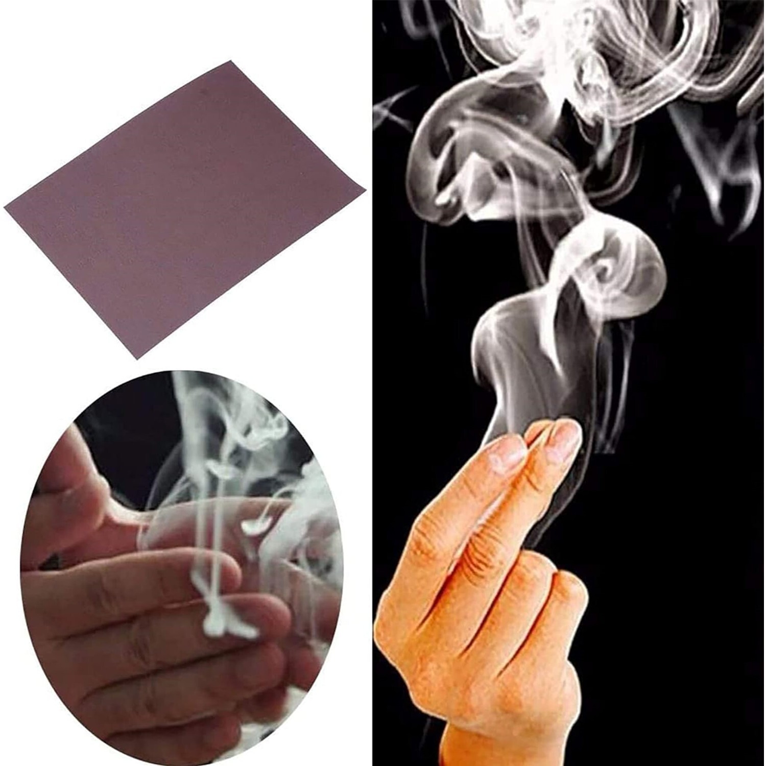 10 Pcs Magic Prop Tool Ultimate Magic Kit Cool Close-Up Magic Trick Finger Smoke