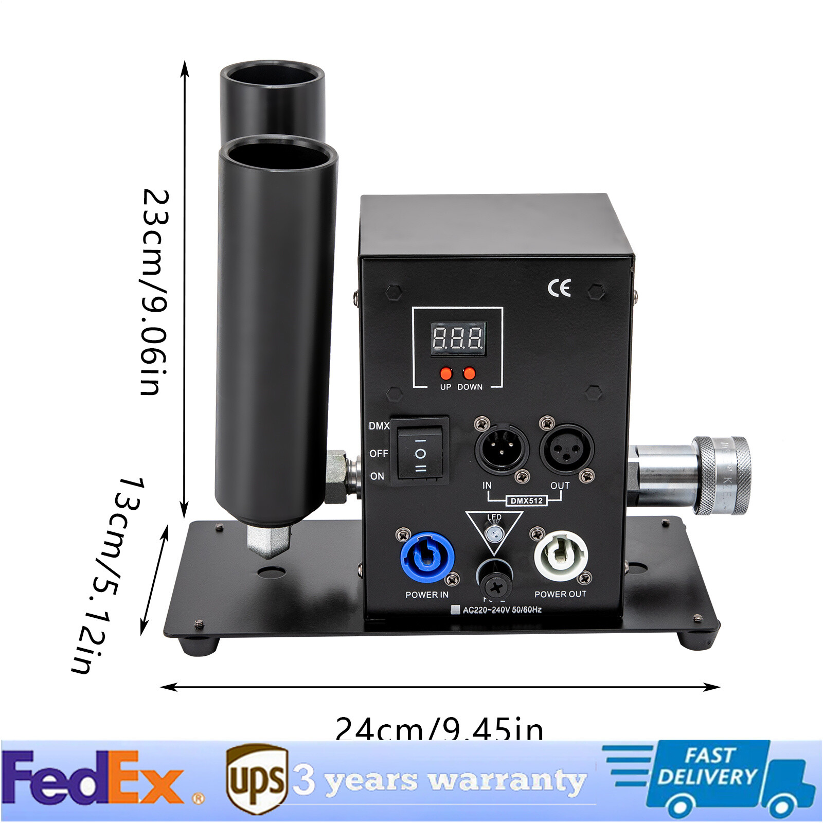 DJ Club Effect C02 Jet Machine Cryo DMX512 Co2 Party Cannon Fogger Smoke Gun