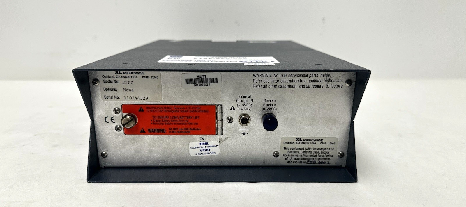 XL Microwave Path Align-R - Model: 2200 uwave Antenna Path Alignment Test Set