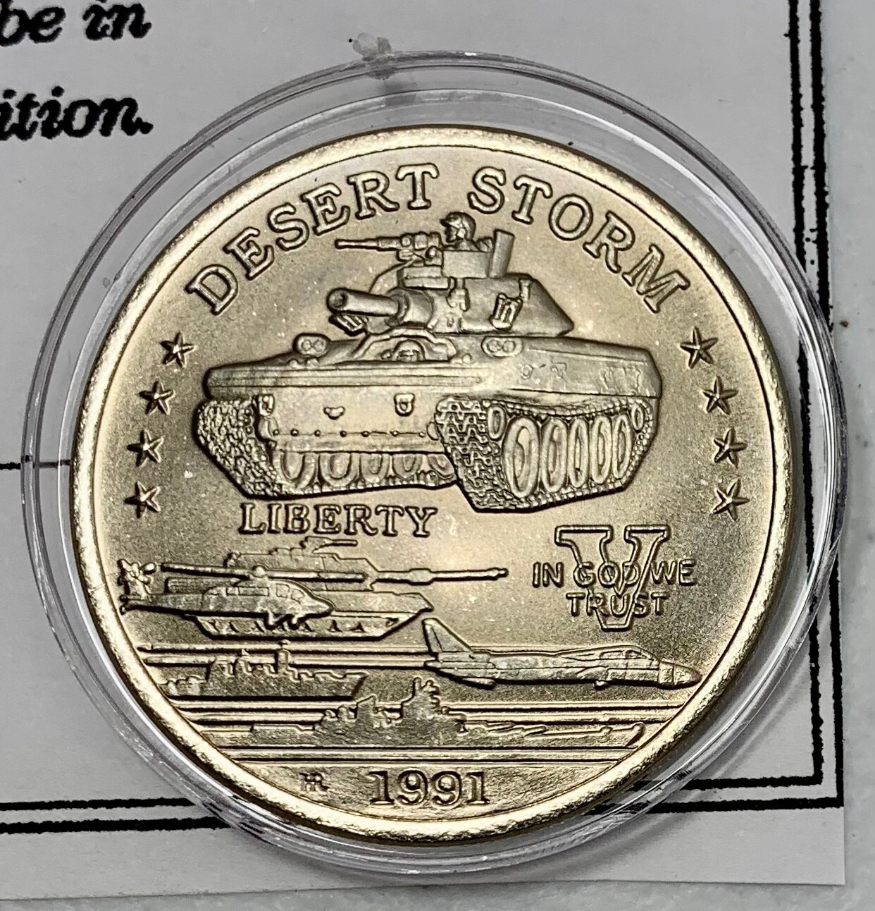 World's First Desert Storm Cupronickel Coin Collection 1991 New Queensland Mint