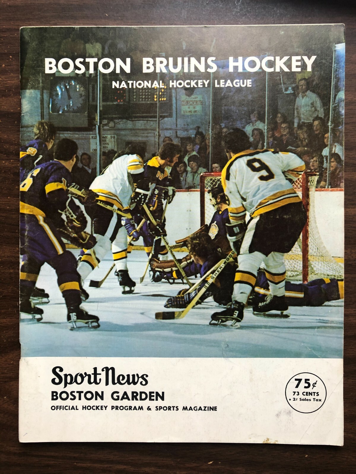 VINTAGE 1972-73 Boston Bruins Sports News Program 11/23/72 Boston vs. California