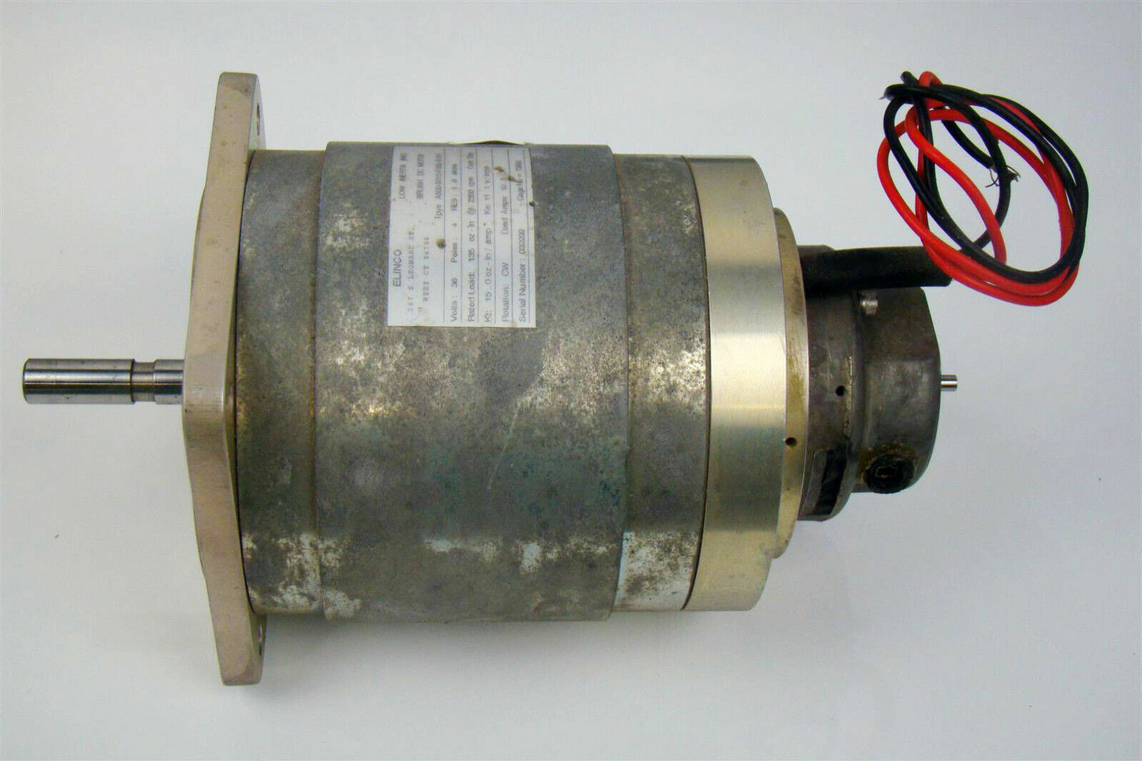 Elinco Brush DC Motor 36V 4 Poles 2350rpm A500-S015-F058-SU1A