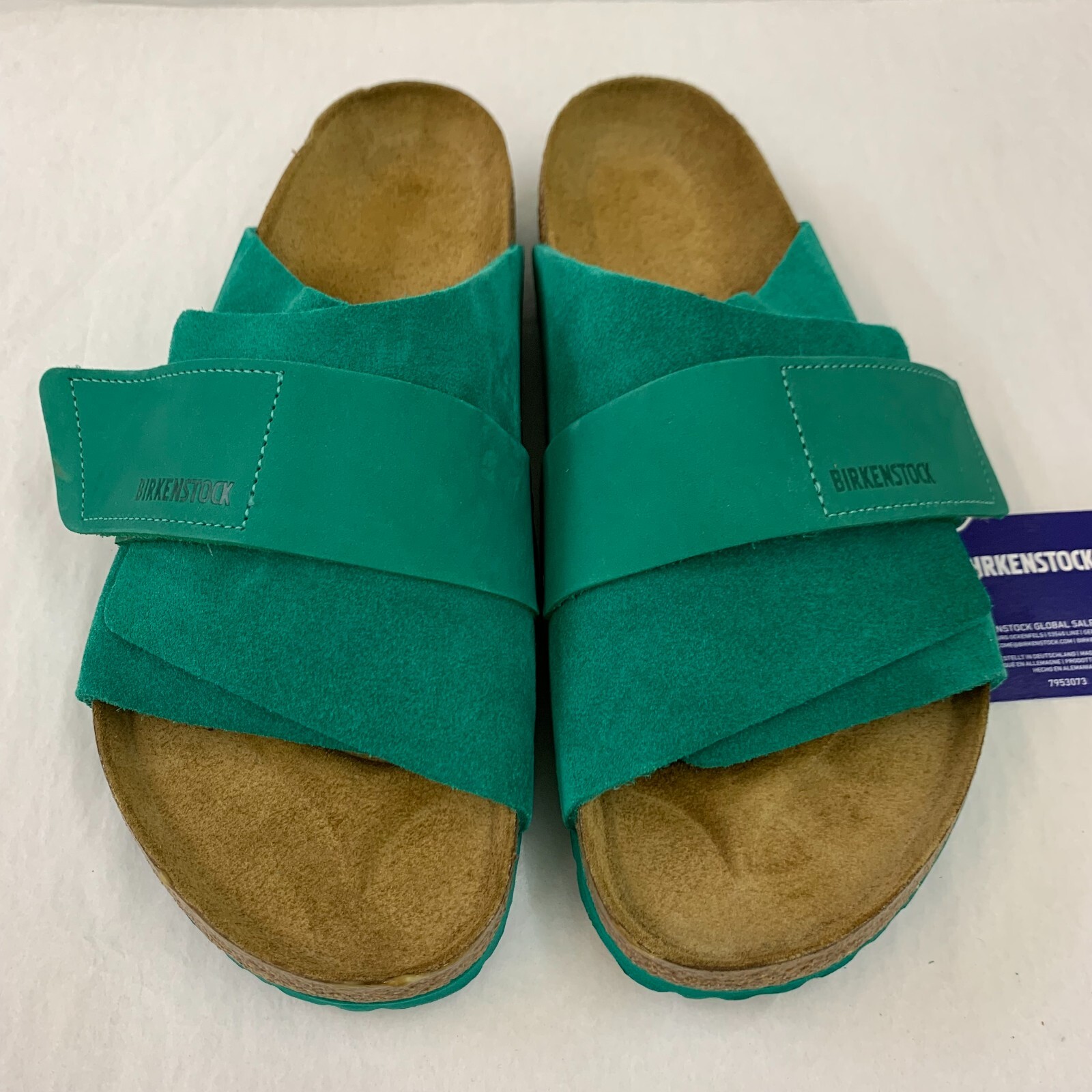 Birkenstock New w/o Box Kyoto Digital Green Nubuck/Suede Leather Nar Select Size