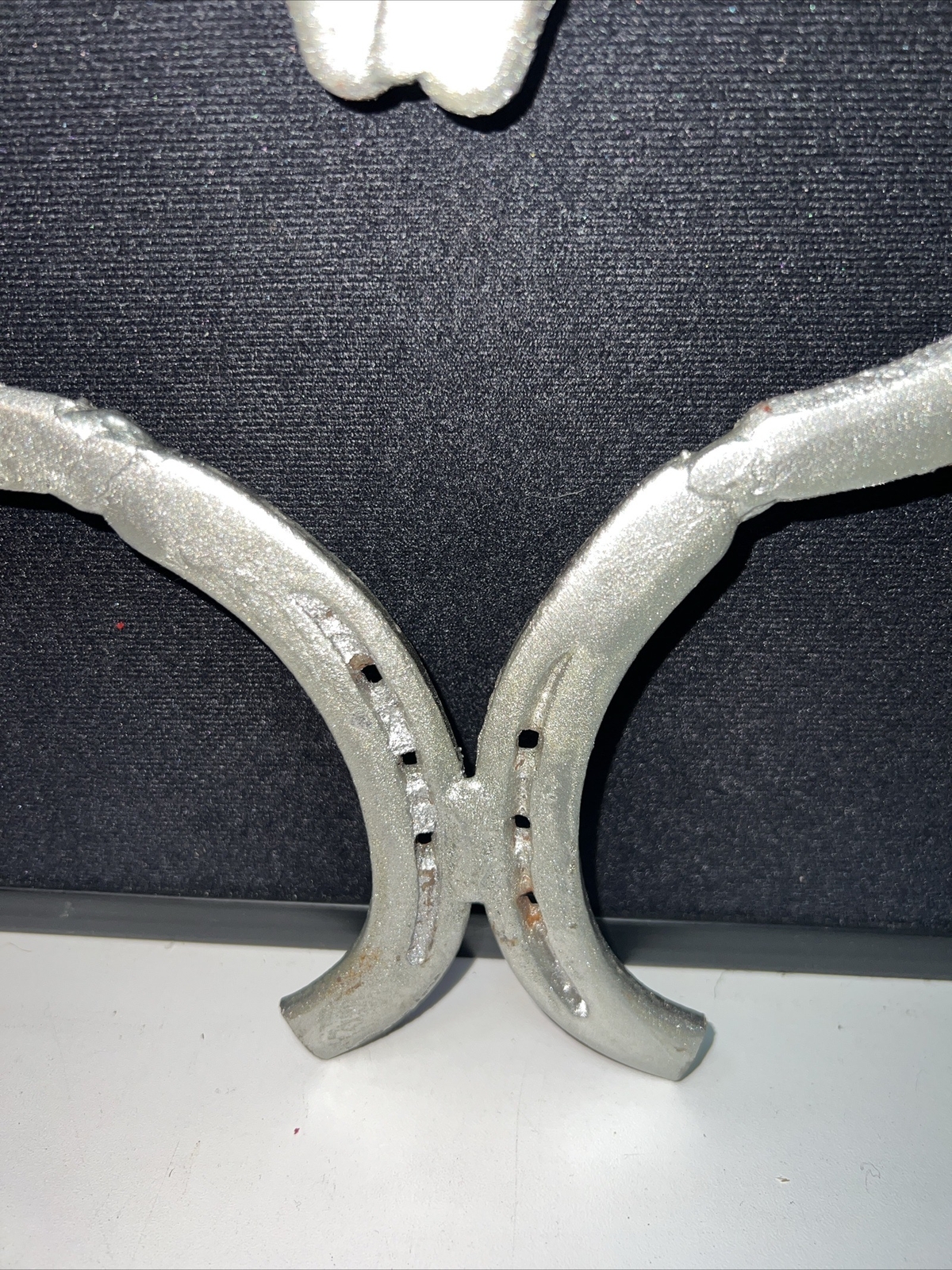 Welded Horseshoe Heart Artwork Love Western Wall Decor Ranch Horses