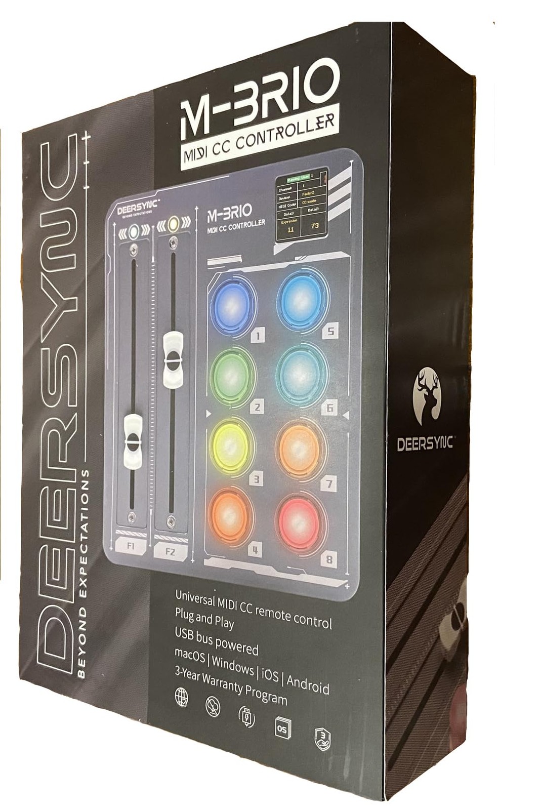 M-BRIO MIDI CC Controller