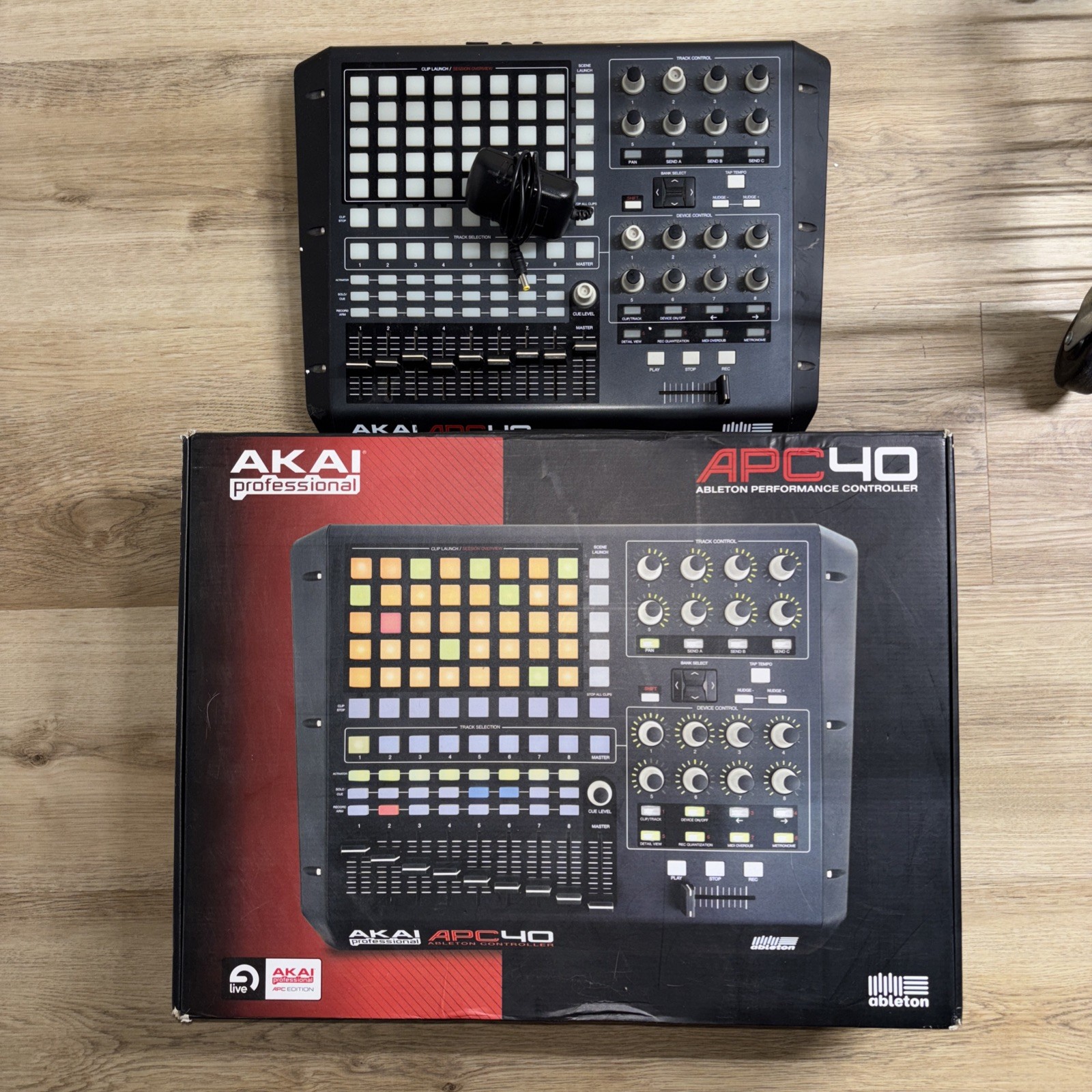 AKAI APC Ableton Performance Controller with box