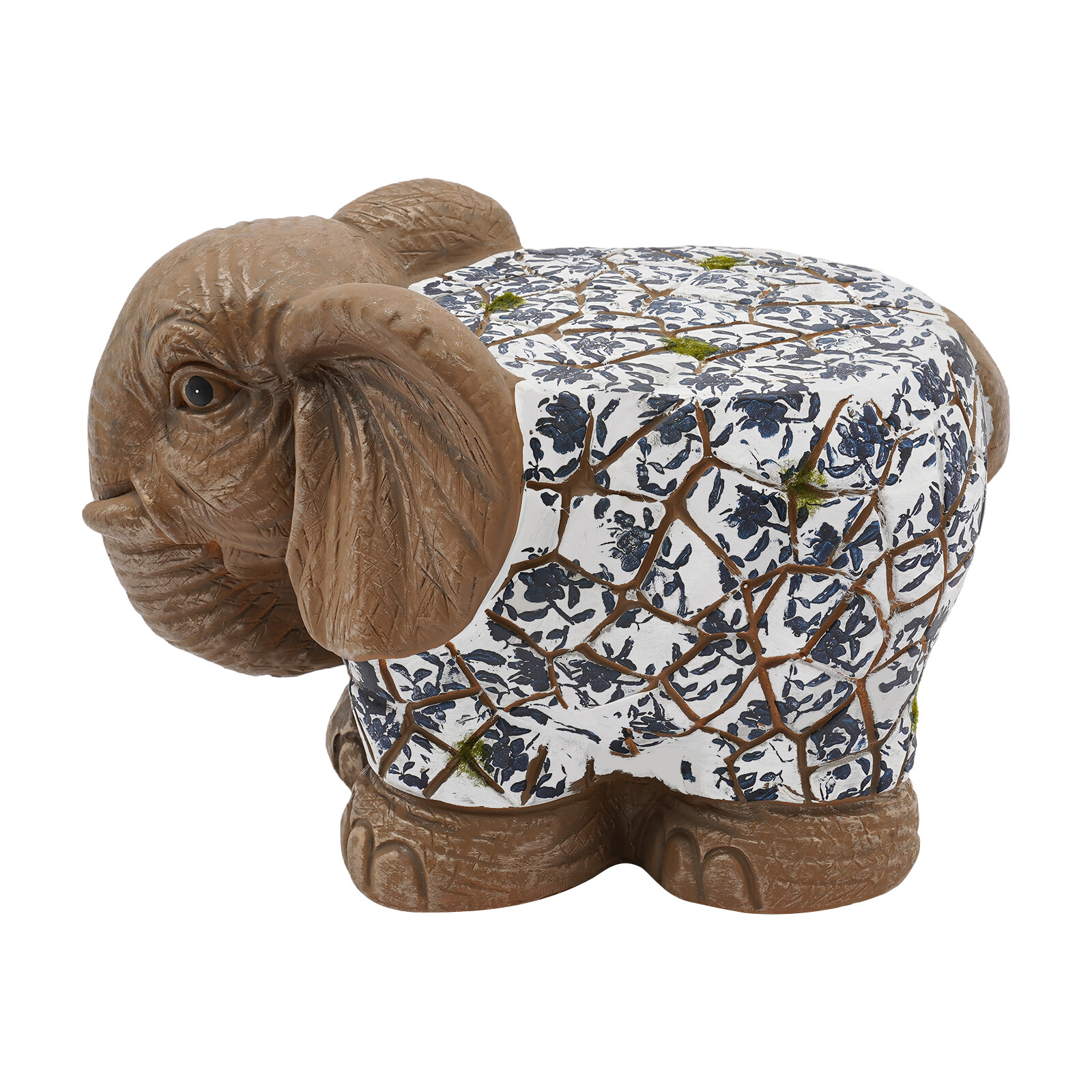 14.96" Modern Elephant?Garden?Stool Brown Decorative Magnesium Oxide For Homes