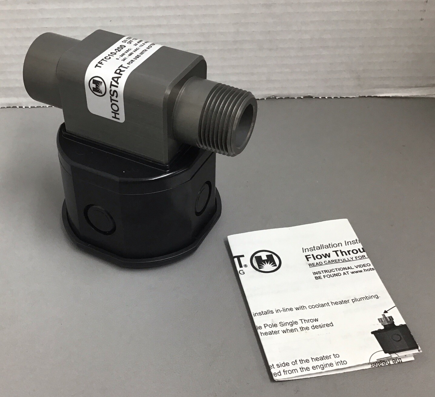 Hotstart Thermostat F 1" NPT Female X 1"NPT Male TFTC10-200 (b527)