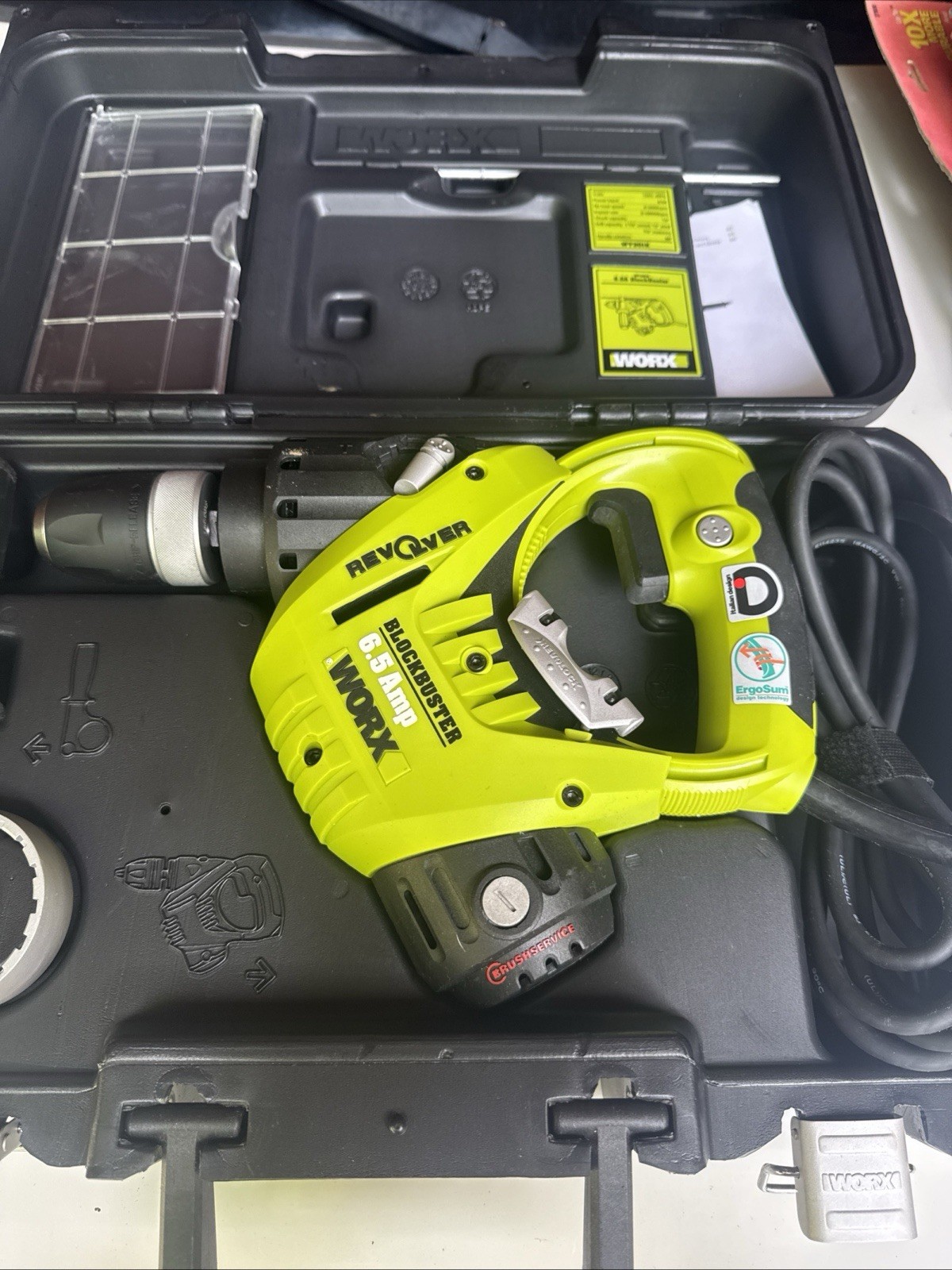 WORX BlockBuster WT301K 6.5A 120V Corded Hammer Drill 1/2" Keyless Chuck (NEW)