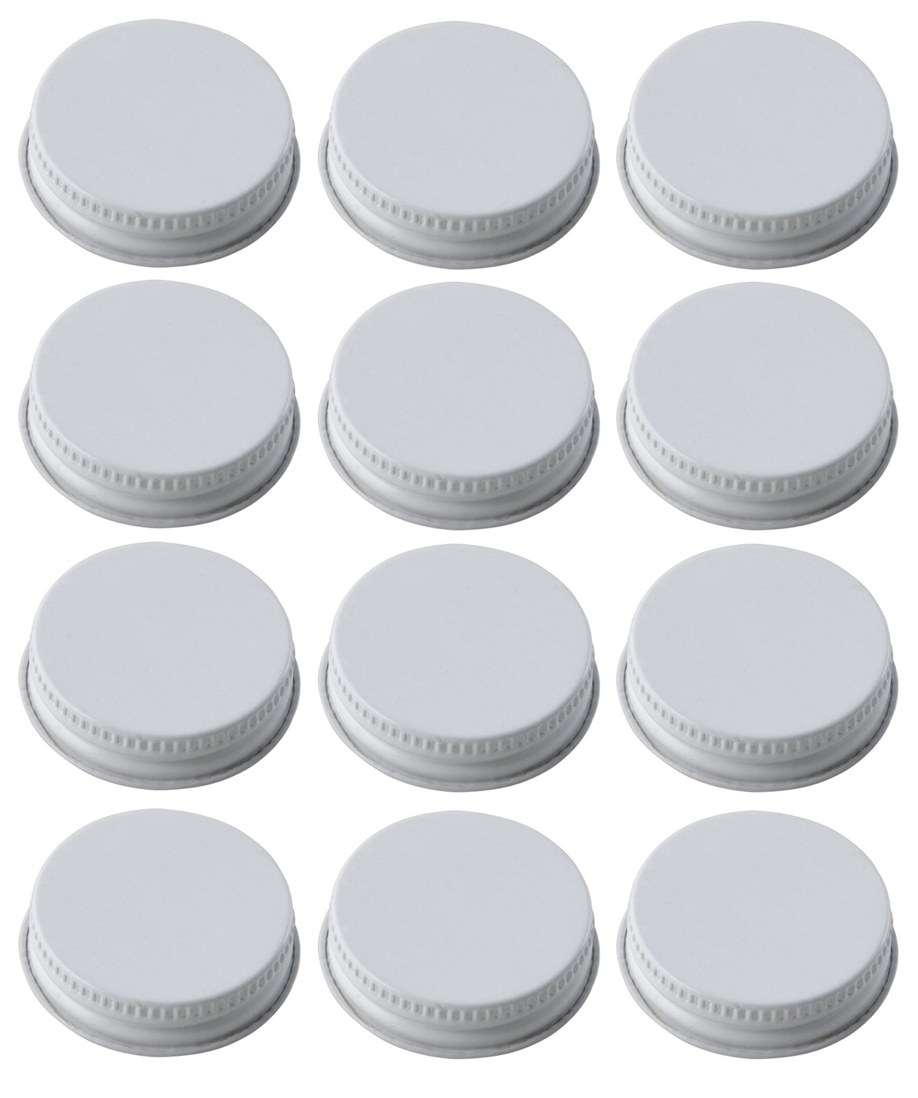 E.C. Kraus 38Mm Metal Screw Caps (12)