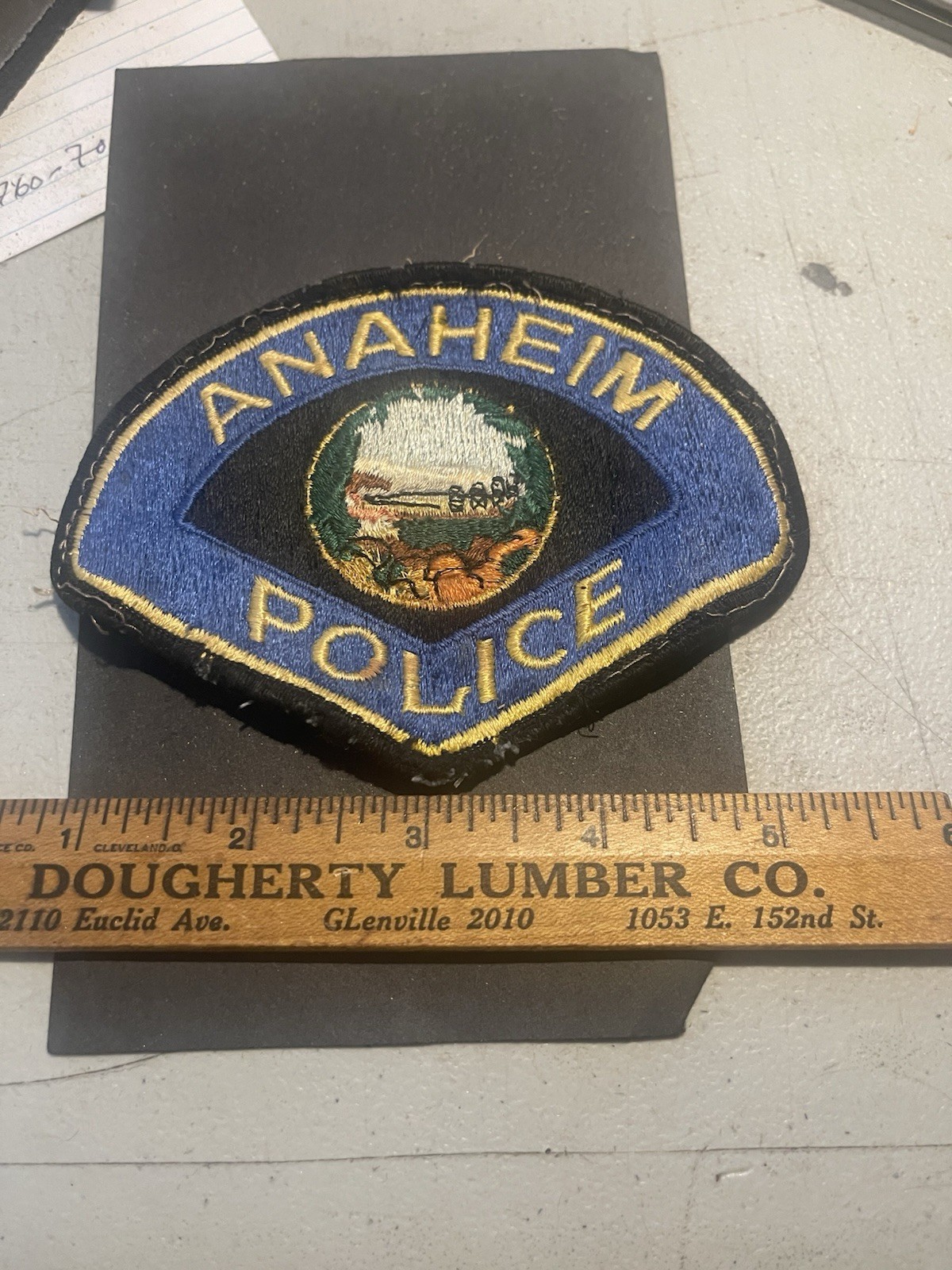 Anaheim California Police Patch