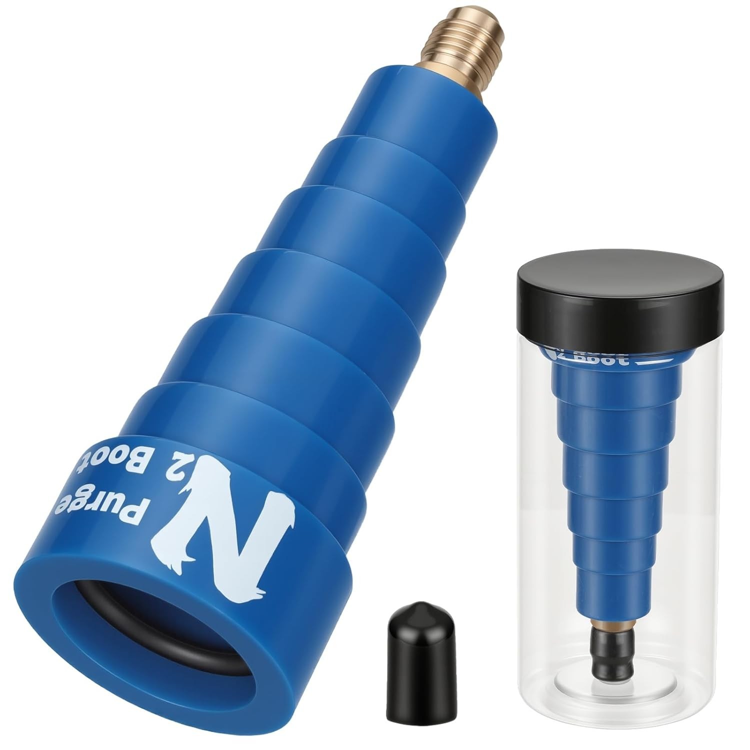 Nitrogen Purge Boot for HVAC Brazing – Hands-Free Low-Pressure Nitrogen Purge To