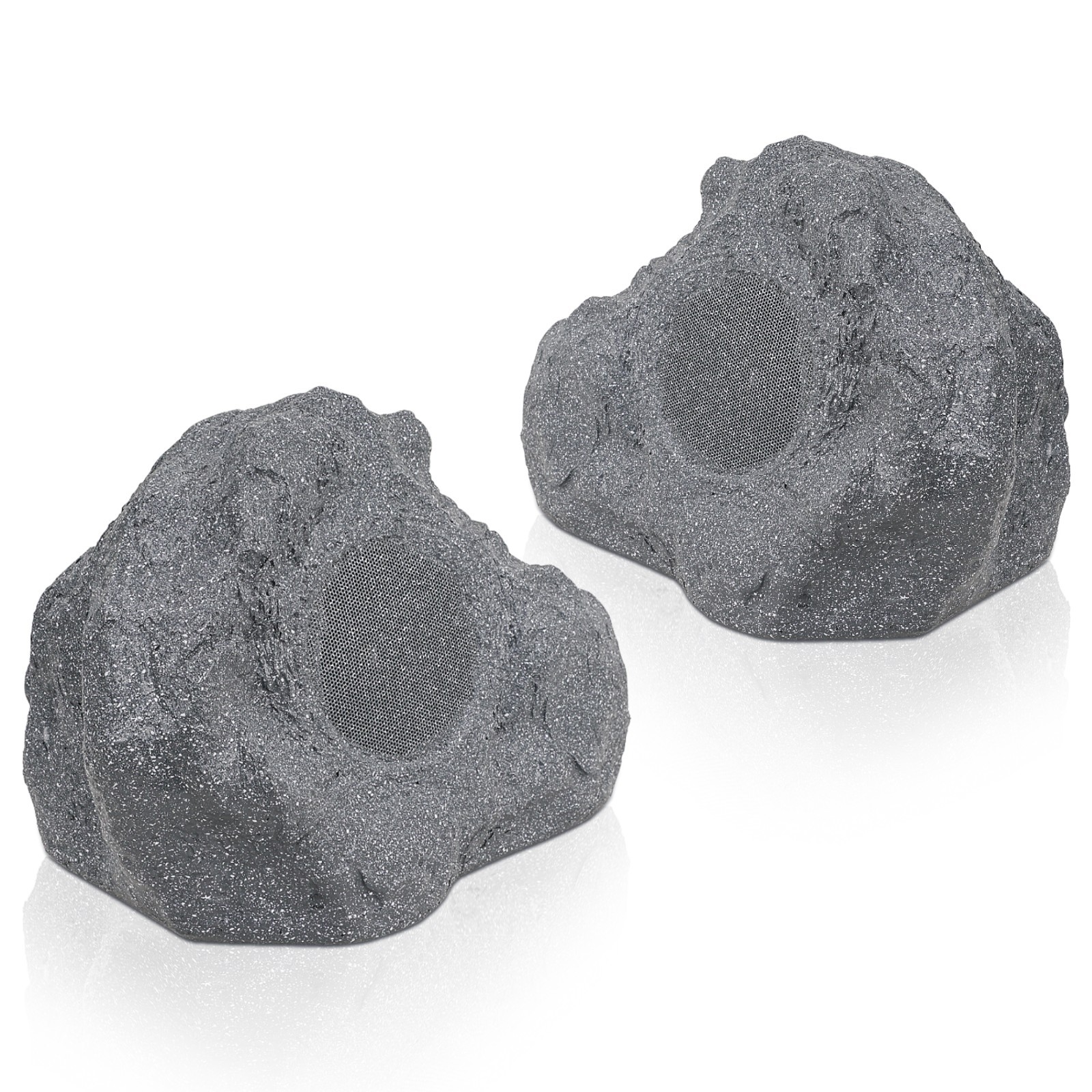 OPEN BOX:Sound Town 2-Pack 5.25" IP56 Weatherproof Outdoor Rock(ROCK-52G-PAIR-R)