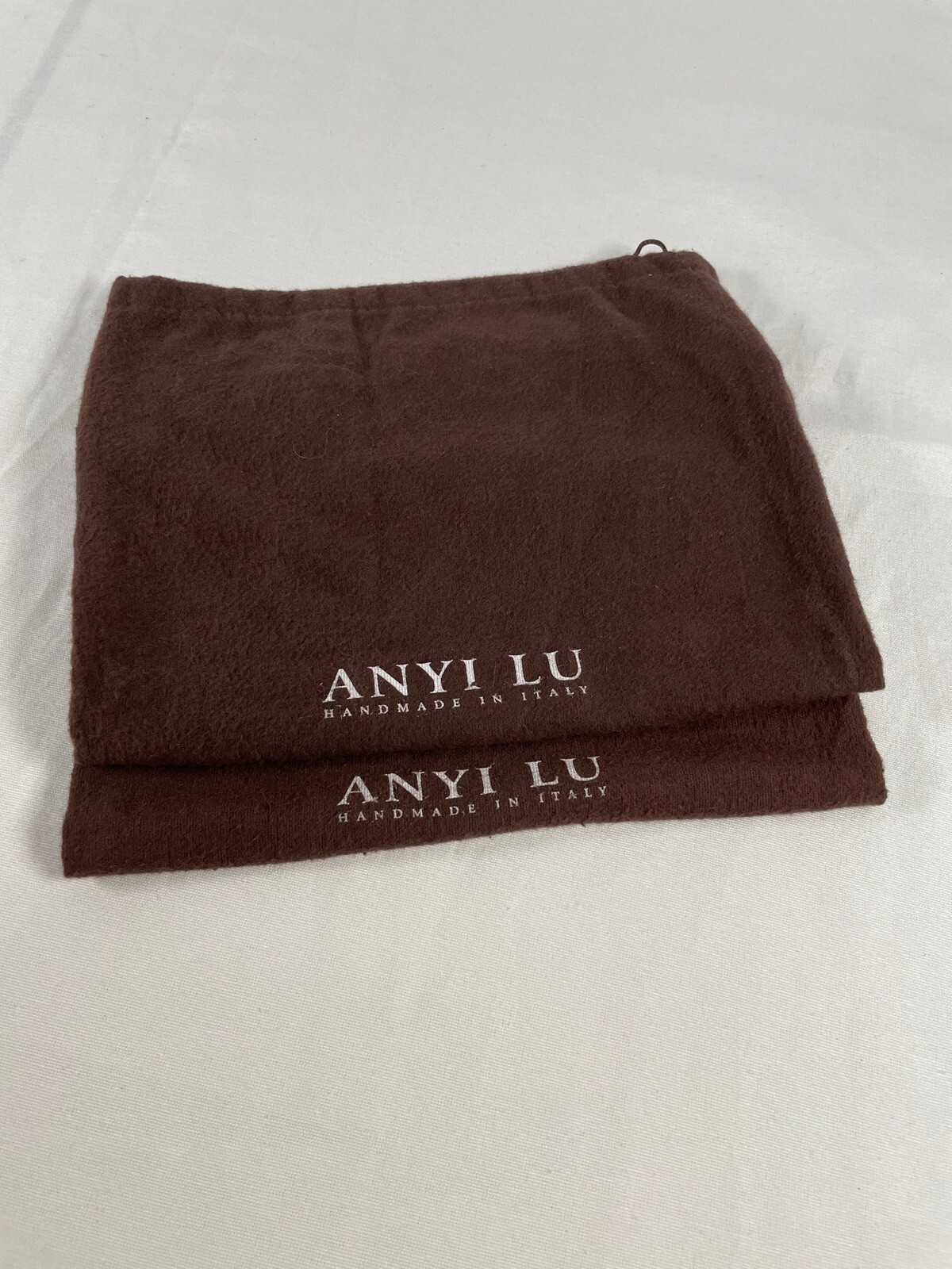 2 ANYI LU Designer Dust Shoe Bags Bag