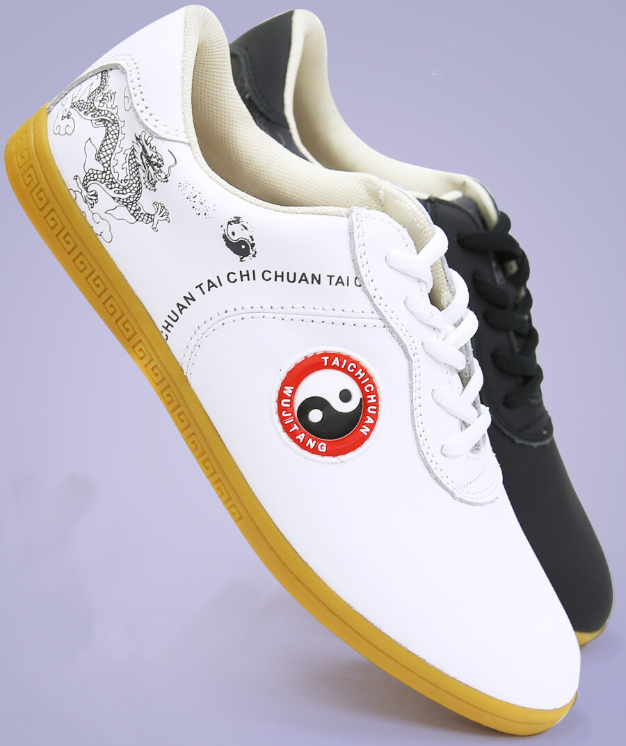 Genuine Leather Kung Fu Tai Chi Shoes Martial Art Shoes Sneakers Soft Cowhide