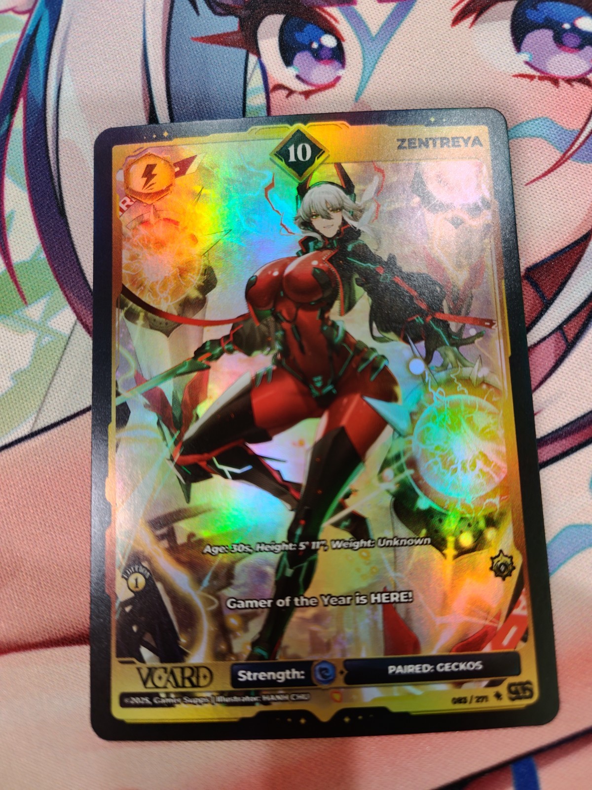 Zentreya 10 Holo First (1st) Edition Divine Chaos Card GamerSupps VCard 083/271