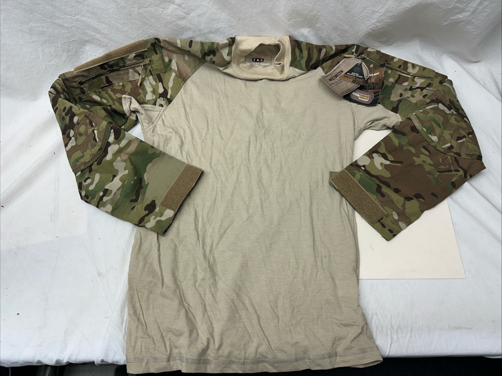 TRU-SPEC TRU Combat Shirt W/ Codura Base Small Regular Crye Precision Multicam