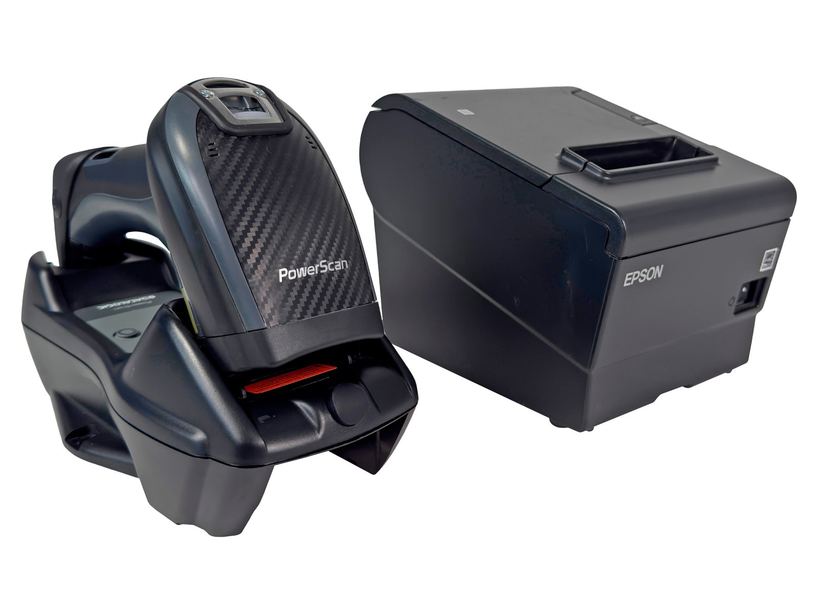 FOR SQUARE Printer + Barcode Scanner Epson TM-T88VI Datalogic Powerscan PM9501