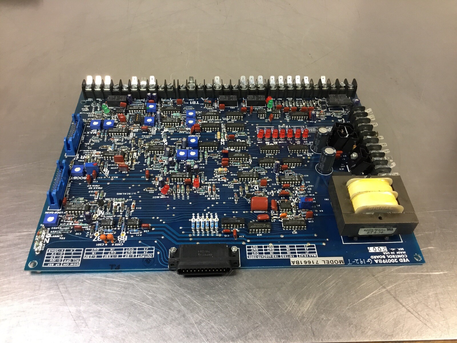 Zoltman VED 20019BA G192-T Model 71661BA Control Board 3E-4
