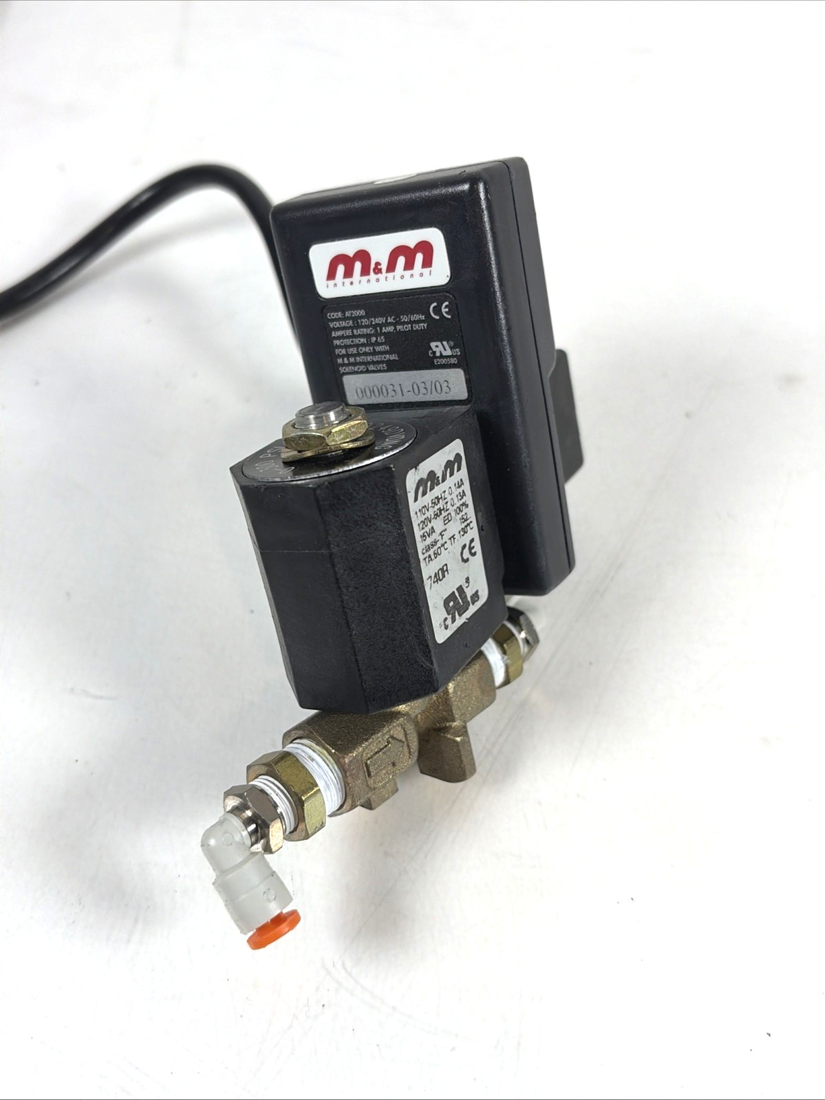 M&M International ADV AT2000 Automatic Drain Valve with Solenoid Valve
