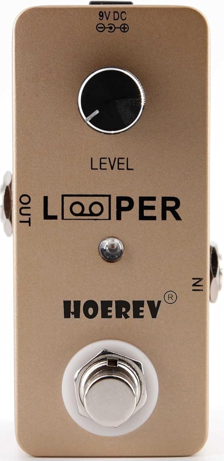 Hoerev Looper Pedal For Electric Guitar Acoustic Guitar and Bass Guitar