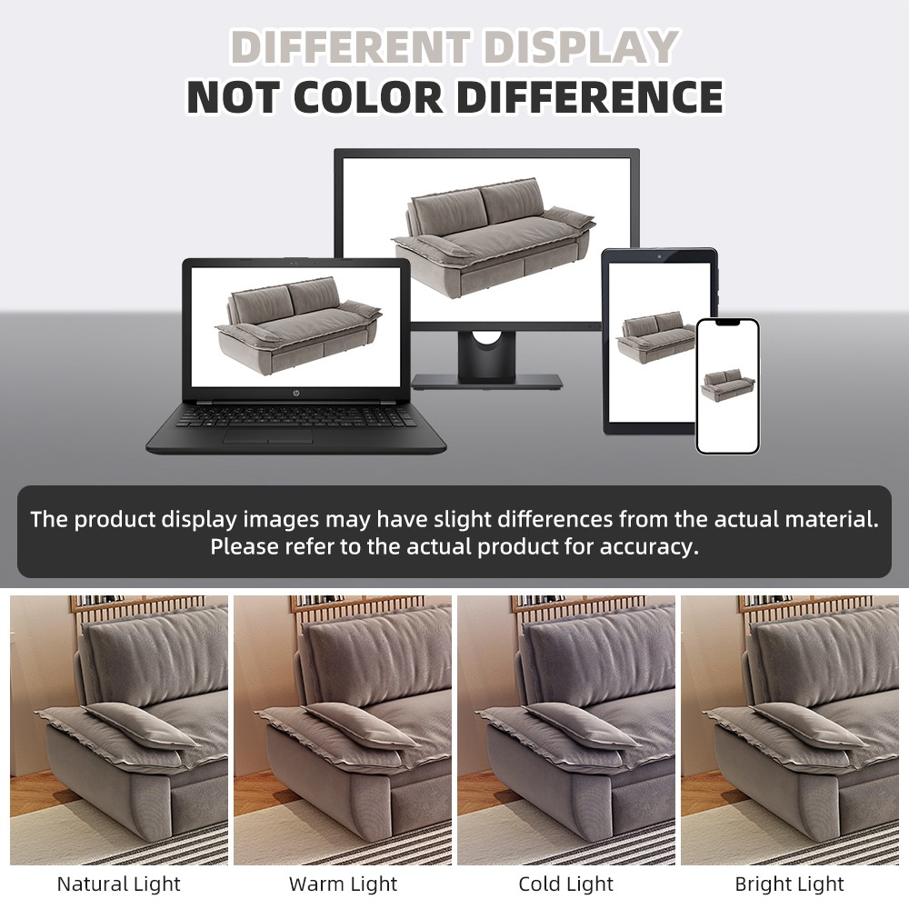73.2" Queen Pull Out Sofa Bed,3-in-1 Convertible Sleeper Sofa,Multi-Functio
