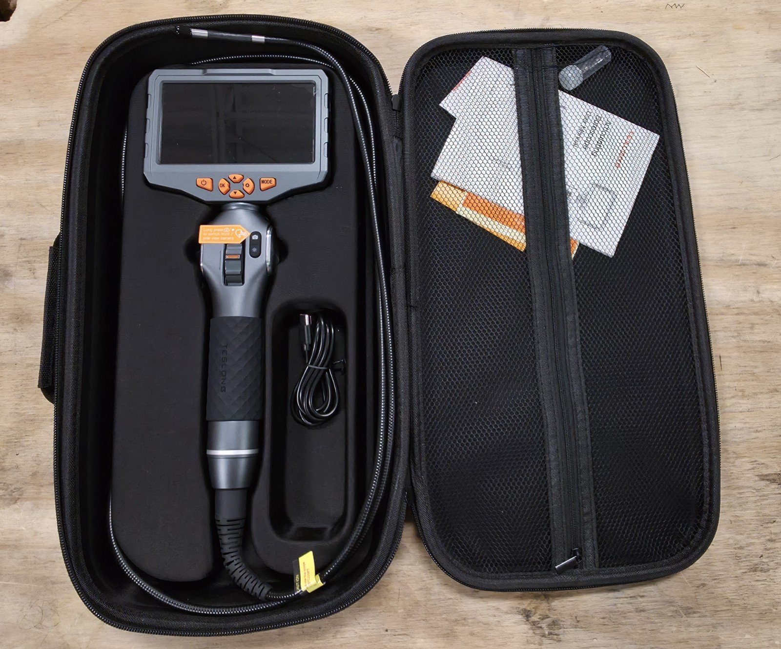 Teslong Diagnostic Tool Articulating Dual Lens Inspection Camera TD500
