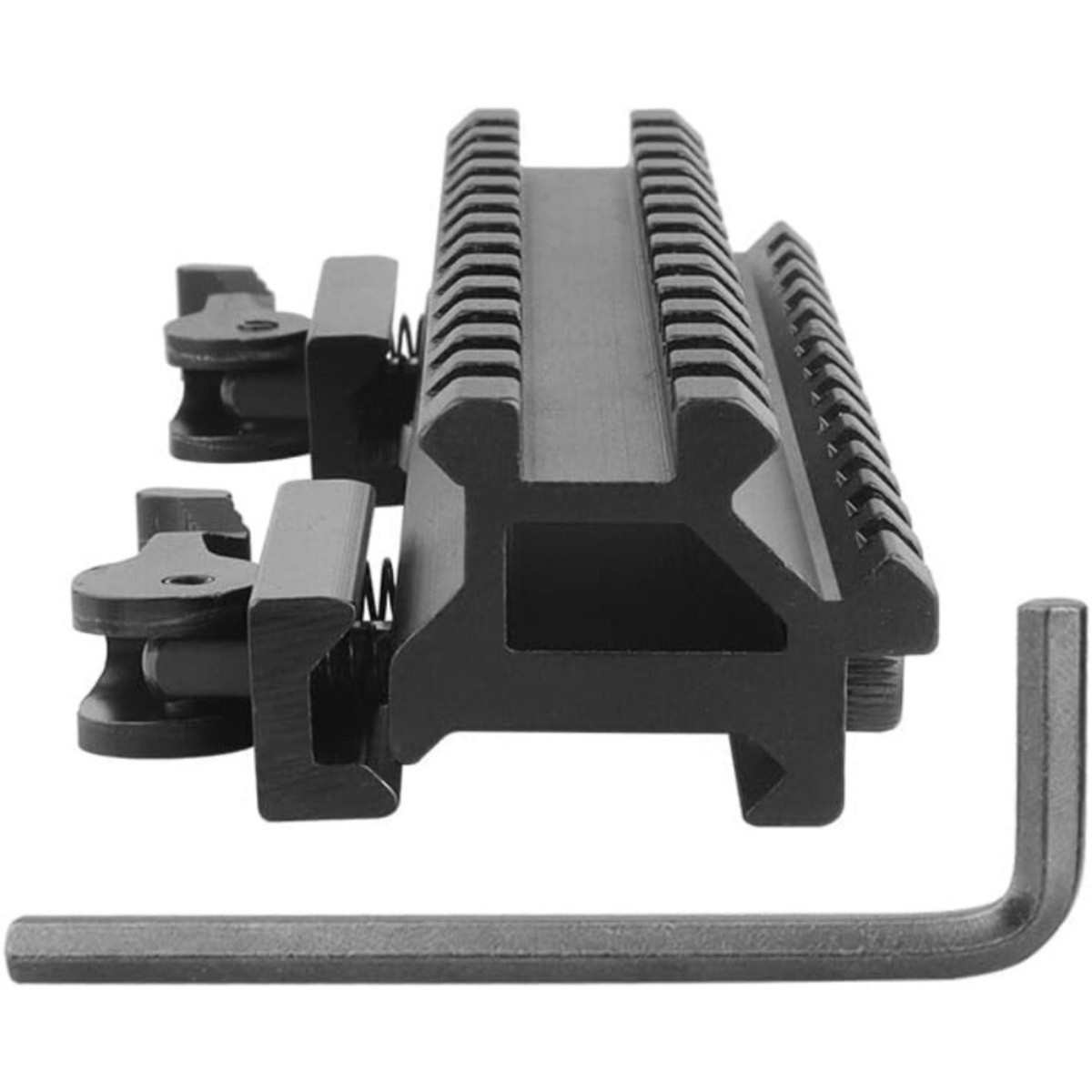 5.5" Quick Release Picatinny Riser Mount Dual Rail for Scopes Flashlight Sights