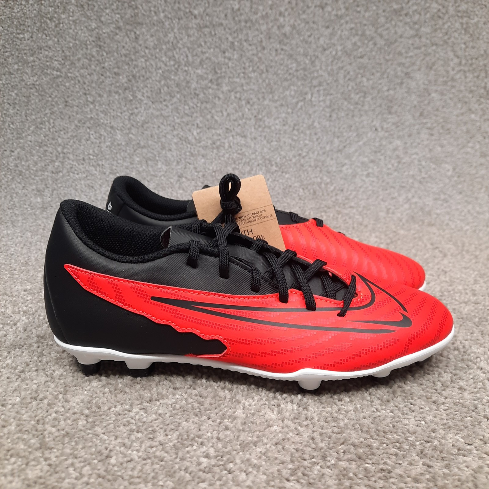 Nike Phantom GX Elite SG-Pro AC Soccer Cleats Men's Size 6.5 Crimson Red Black