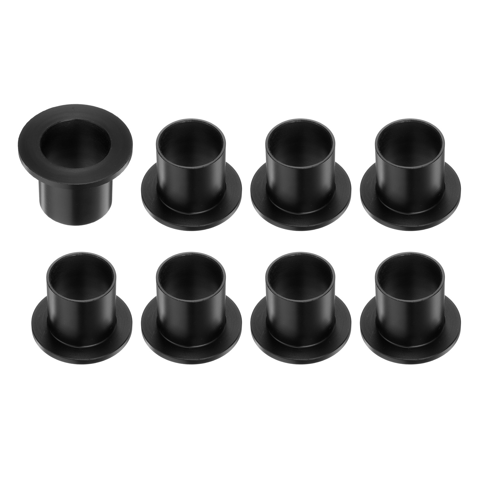 8pcs Flanged Sleeve Bearings 25mm Bore x 28mm OD x 30mm Length POM Bushings