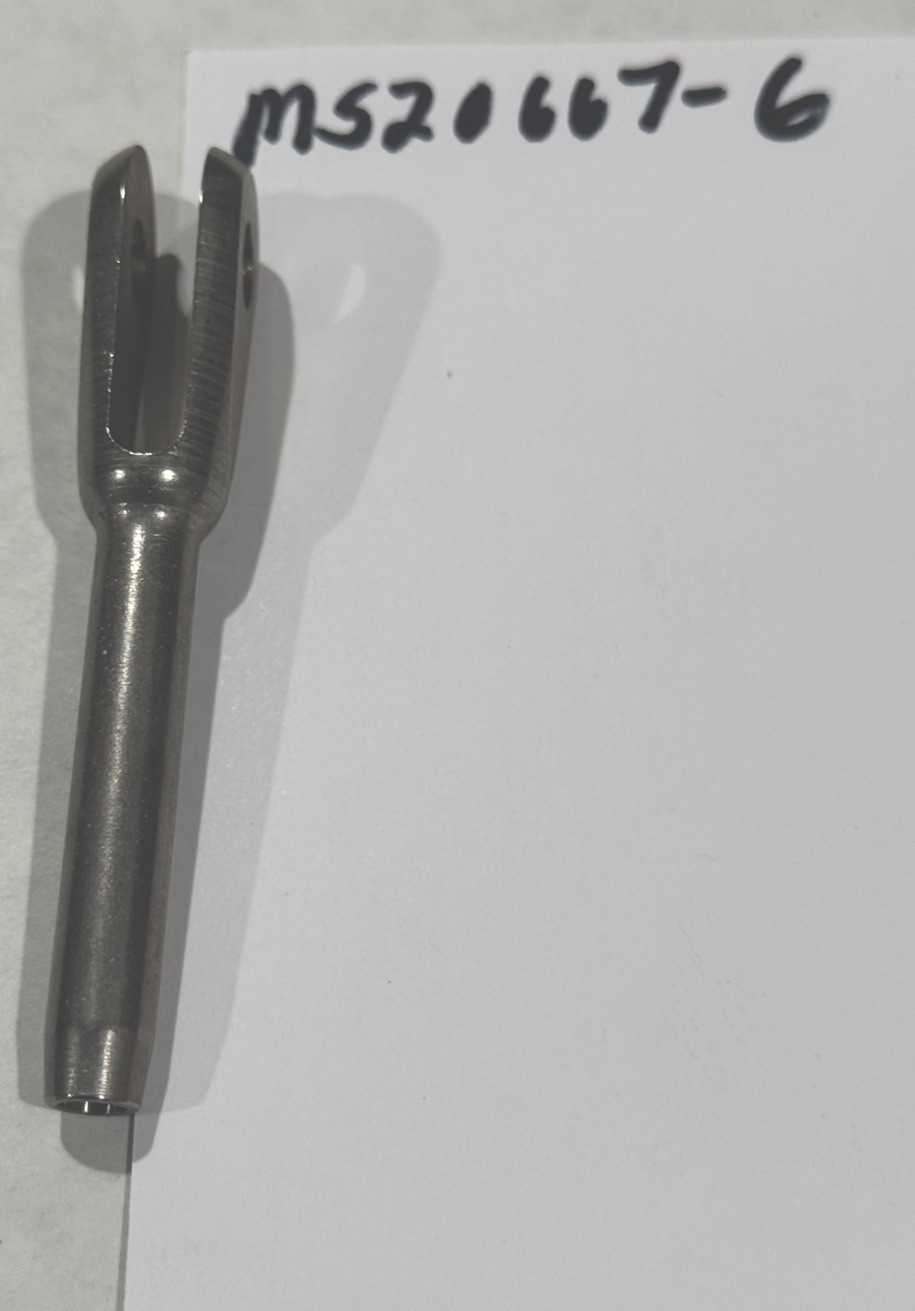 MS20667-6 Fork End  New Surplus