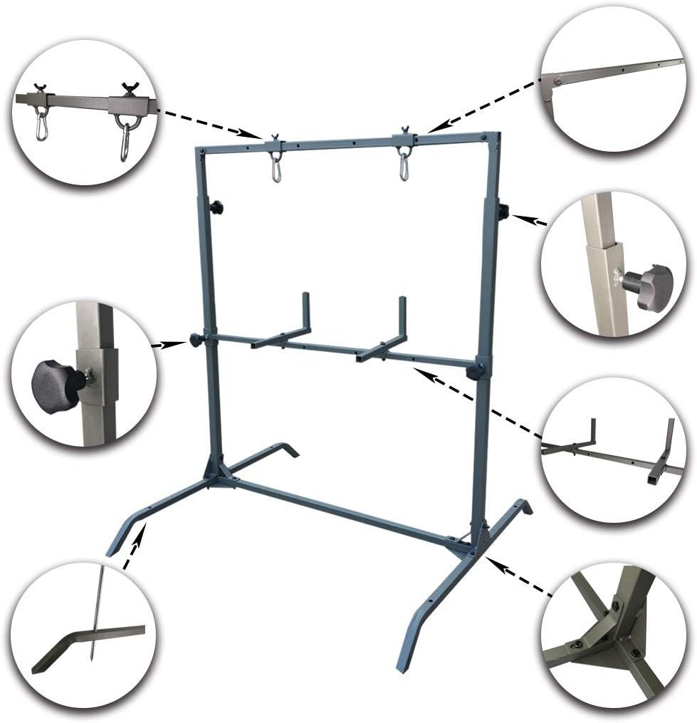 Adjustable Archery Target Stand for Bag and Cube Foam - Durable & Versatile