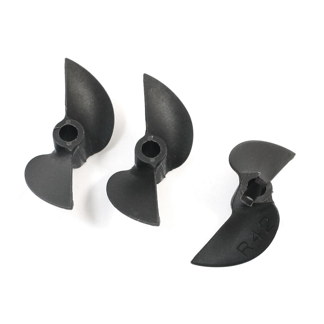 3 Pcs 4214R 42mm Dia P/D 1.4 Plastic Reverse Propeller Props for Ship Model