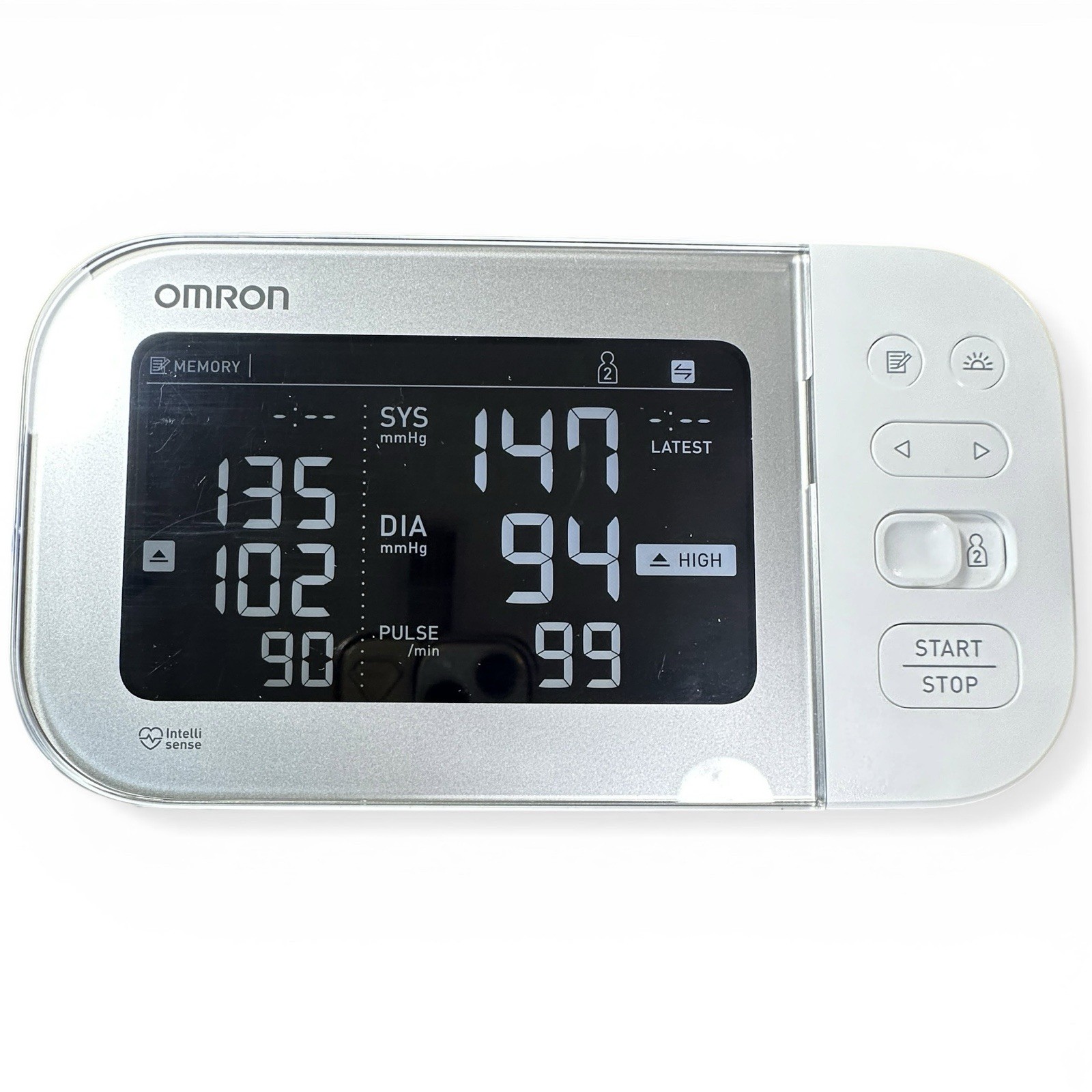 Omron BP5450 Platinum Upper Arm Blood Pressure Monitor w/ Cord and Travel Bag