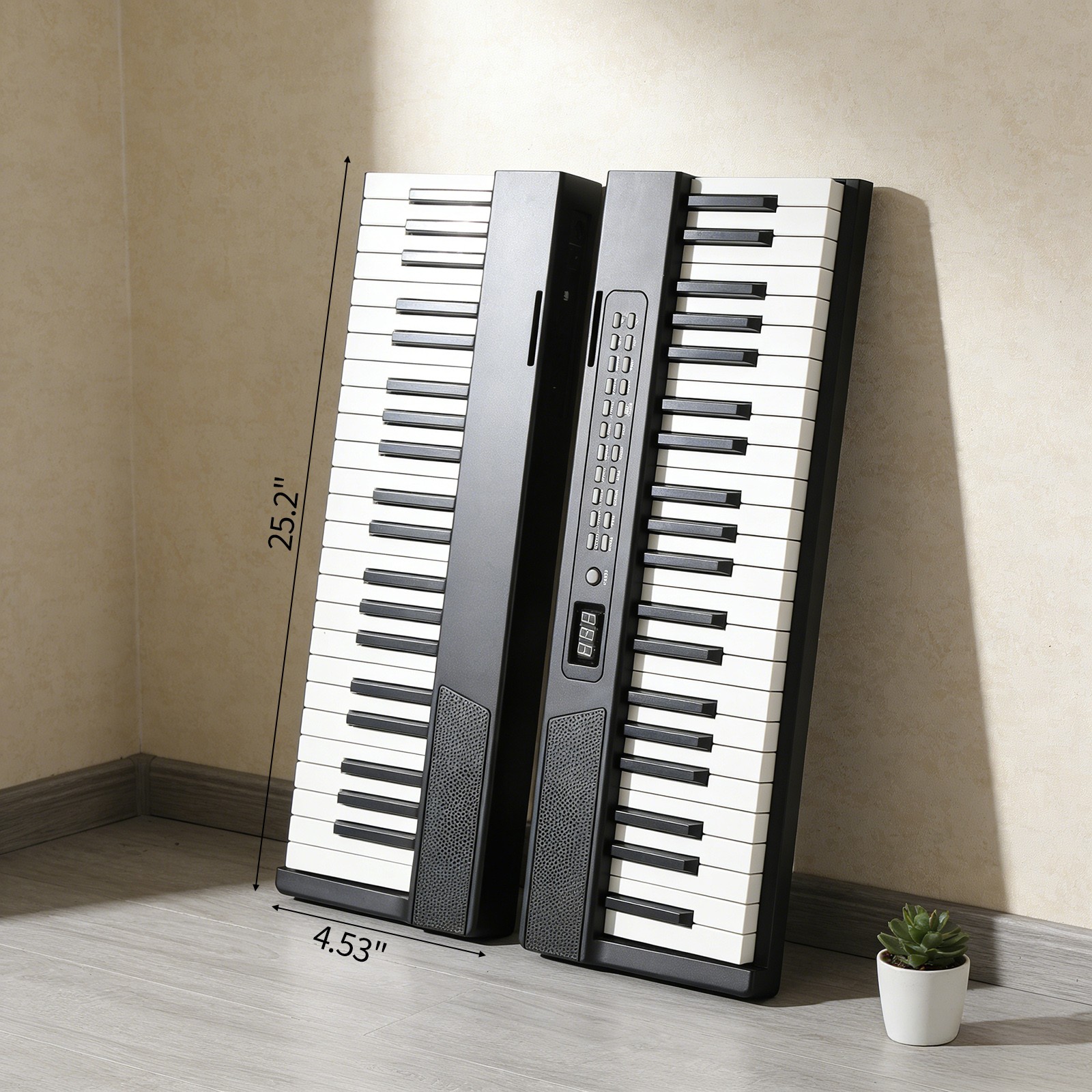 88 Key Magnetic Connection Piano Semi-Weighted Standard Digital Piano with MIDI
